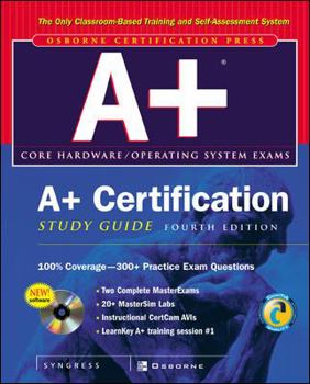 Hardcover A+ Certification Study Guide [With CDROM] Book