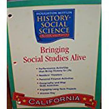 Paperback Houghton Mifflin Social Studies California: Bringing SS Alive LVL 1 Book