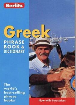 Paperback Greek Phrase Book and Dictionary (Berlitz) Book