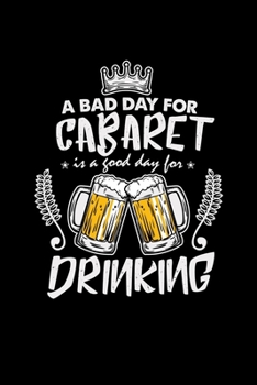 Cabaret day drinking: 6x9 CABARET | blank with numbers paper | notebook | notes