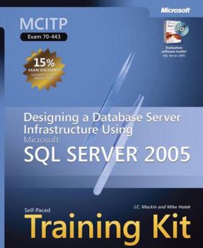 Hardcover MCITP Self-Paced Training Kit (Exam 70-443): Designing a Database Server Infrastructure Using Microsoft SQL Server 2005 [With CDROM] Book
