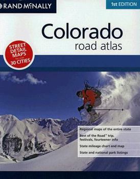 Paperback Rand McNally Colorado Road Atlas Book