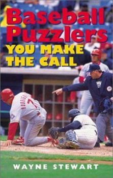 Paperback Baseball Puzzlers: You Make the Call Book