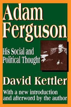 Paperback Adam Ferguson: His Social and Political Thought Book