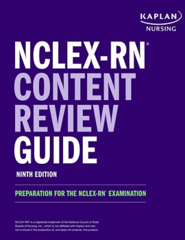 Paperback Nclex-RN Content Review Guide: Preparation for the Nclex-RN Examination Book