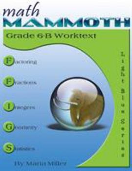 Paperback Math Mammoth Grade 6-B Worktext Book