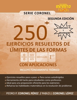 Paperback 〖250〗^+ Ejercicios Resueltos de Límites de Las Formas 0/0,∞/∞,∞-∞,1^∞, Con Aplicaciones,: [Incluye Fundame [Spanish] Book