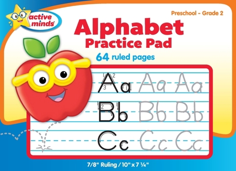 Paperback Active Minds Alphabet Practice Pad [With Battery] Book