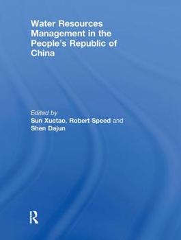 Paperback Water Resources Management in the People's Republic of China Book