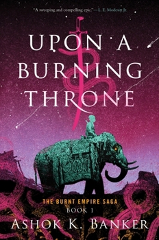 Hardcover Upon a Burning Throne Book