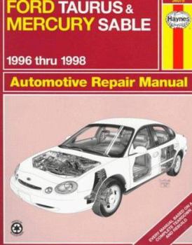 Paperback Ford Taurus & Mercury Sable Automotive Repair Manual Book