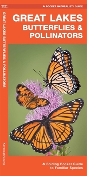Misc. Great Lakes Butterflies & Pollinators: A Folding Pocket Guide to Familiar Species Book