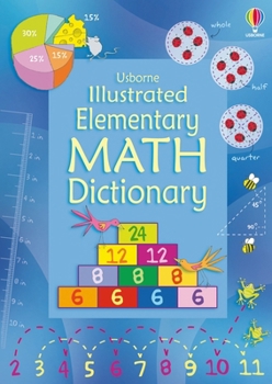 Paperback Illustrated Elementary Math Dictionary Book