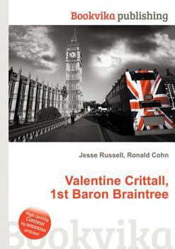 Paperback Valentine Crittall, 1st Baron Braintree Book