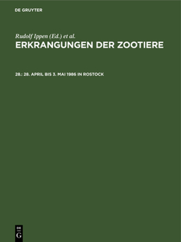 Hardcover 28. April Bis 3. Mai 1986 in Rostock [German] Book
