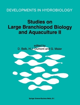 Hardcover Studies on Large Branchiopod Biology and Aquaculture II Book