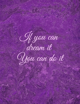 Paperback If you can dream it, you can do it Book