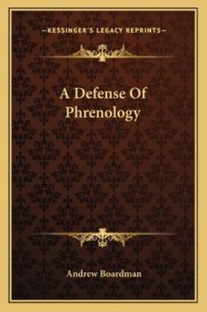 Paperback A Defense Of Phrenology Book