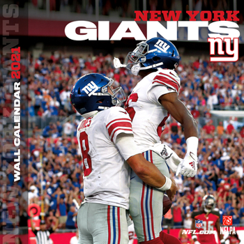 New York Giants 2021 12x12 Team Wall Calendar