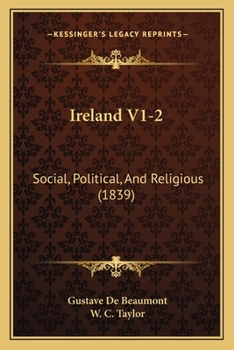 Paperback Ireland V1-2: Social, Political, And Religious (1839) Book