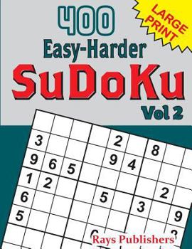 Paperback 400 Easy-Harder SuDoKu Vol 2 Book