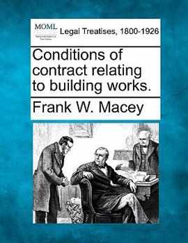 Paperback Conditions of Contract Relating to Building Works. Book