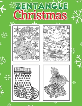 Paperback zentangle christmas: An Adult Coloring Book Featuring Easy, Stress Relieving & beautiful Winter snowflakes Designs To Draw (Coloring Book f Book