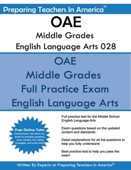 Paperback OAE Middle Grades English Language Arts 028 Book