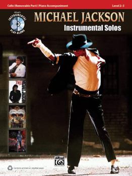 Paperback Michael Jackson Instrumental Solos for Strings: Cello, Book & CD (Pop Instrumental Solos Series) Book