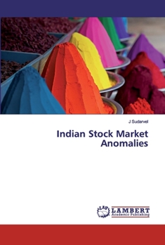 Paperback Indian Stock Market Anomalies Book