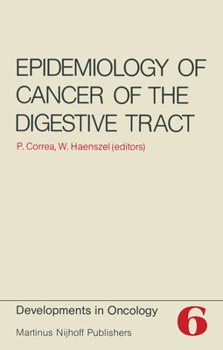 Paperback Epidemiology of Cancer of the Digestive Tract Book