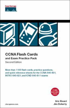 Paperback CCNA Flash Cards and Exam Practice Pack (CCNA Self-Study, Exam #640-801) [With Flash Cards] Book