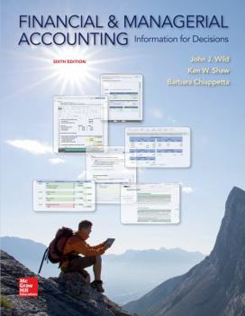 Hardcover Financial and Managerial Accounting: Information for Decisions Book