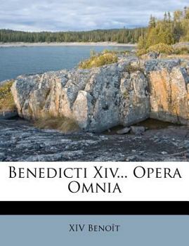 Paperback Benedicti Xiv... Opera Omnia [French] Book