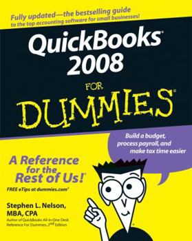 Paperback QuickBooks 2008 for Dummies Book