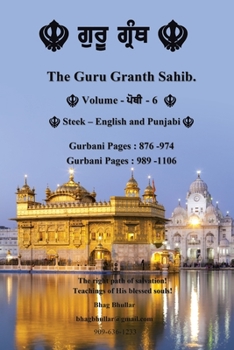 Paperback The Guru Granth Sahib (Volume - 6) Book