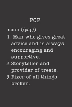 Paperback Pop: Funny Grandfather Gifts - Small Lined Writing Journal or Notebook (Card Alternative) (Definition, Humor) Book