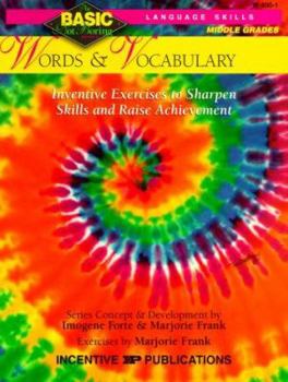 Paperback Words & Vocabulary Basic/Not Boring 6-8+: Inventive Exercises to Sharpen Skills and Raise Achievement Book