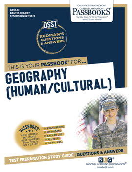 Paperback Geography (Human/Cultural) (Dan-62): Passbooks Study Guide Volume 62 Book