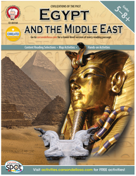 Paperback Egypt and the Middle East, Grades 5 - 8 Book