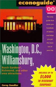 Paperback Washington D.C., Williamsburg, Busch Gardens, Richmond: And Other Area Attractions Book