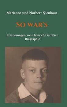 Paperback So war's [German] Book