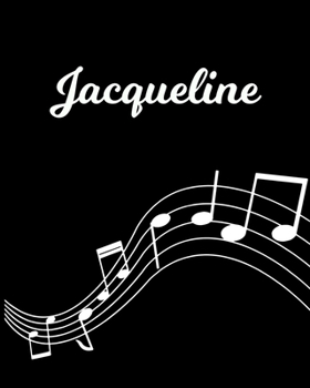 Jacqueline: Sheet Music Note Manuscript Notebook Paper | Personalized Custom First Name Initial J | Musician Composer Instrument Composition Book | 12 ... Guide | Create Compose & Write Creative Songs