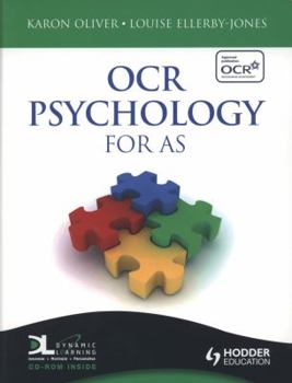 Paperback OCR Psychology for As. Karon Oliver, Louise Ellerby-Jones Book