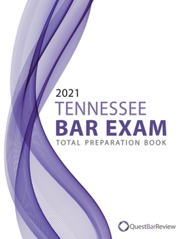 Paperback 2021 Tennessee Bar Exam Total Preparation Book