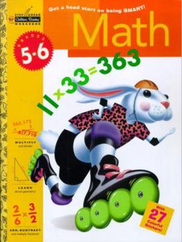 Paperback Math (Grades 5-6) [With Stickers] Book