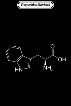 Paperback Composition Notebook: Tryptophan Property Sleepy Turkey Geek Nerd Journal/Notebook Blank Lined Ruled 6x9 100 Pages Book