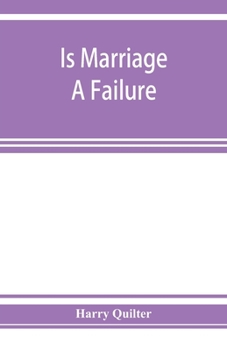 Paperback Is marriage a failure Book