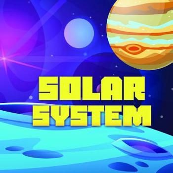 Paperback Solar System: Space book for children from 6 to 10 years old with elements of coloring. Book