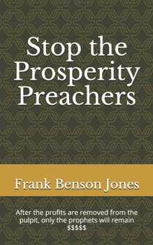 Paperback Stop the Prosperity Preachers Book